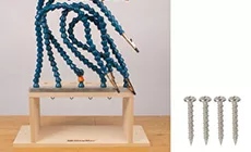 Fije la parte superior y los laterales con tornillos de madera de cabeza ovalada