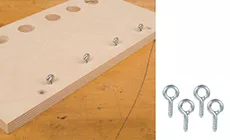 Instalación de los orificios de los tornillos