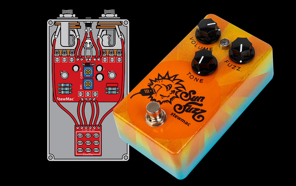 Instrucciones para el Kit de Pedal StewMac Sun Fuzz