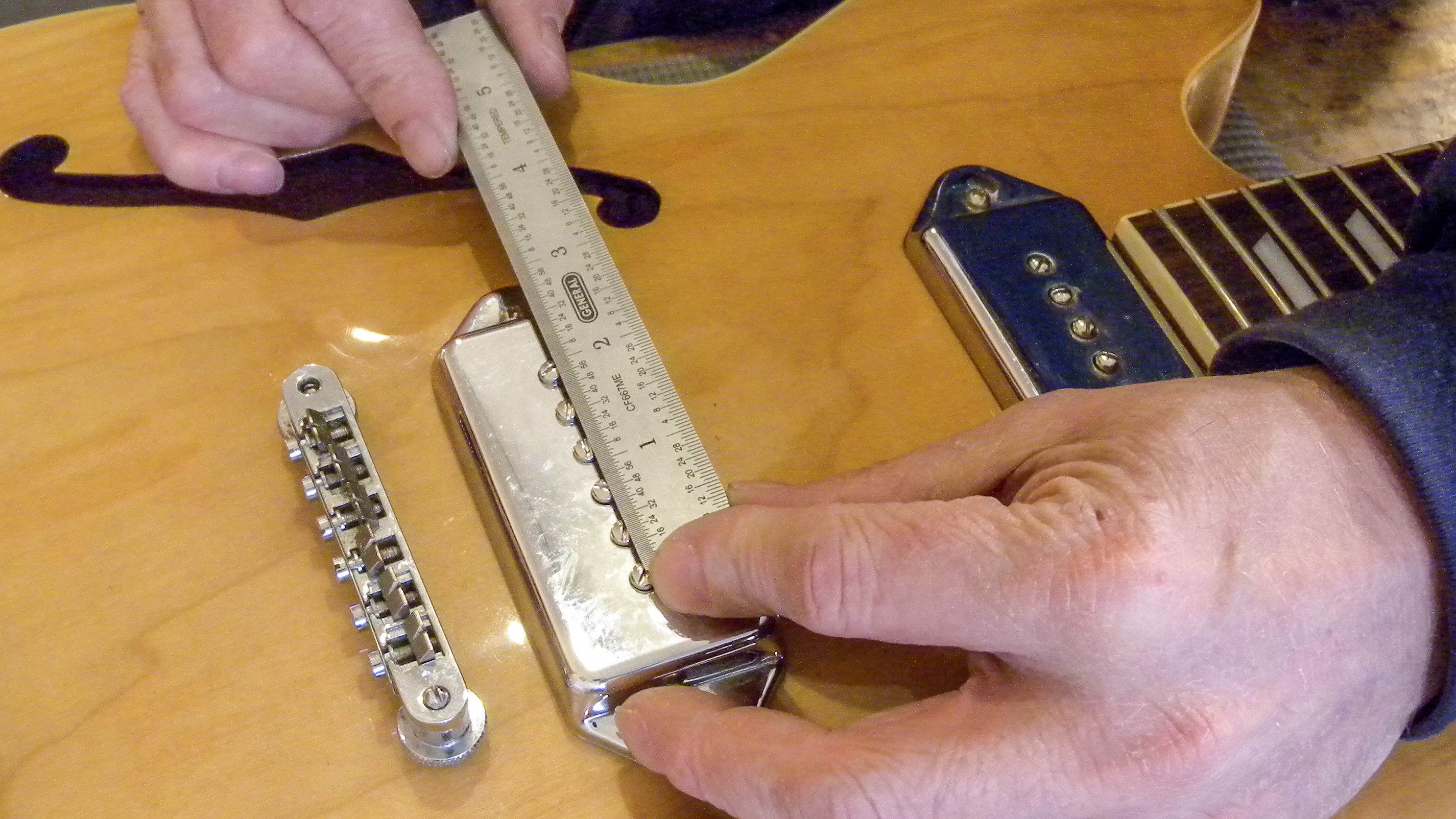 Upgrading an inexpensive semi-hollowbody with P-90 sound