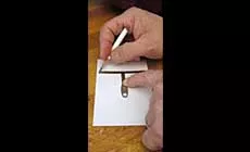 Hacer un medidor de radio de papel