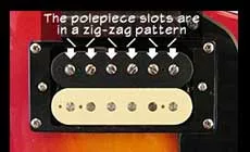 Piezas de poste en zigzag