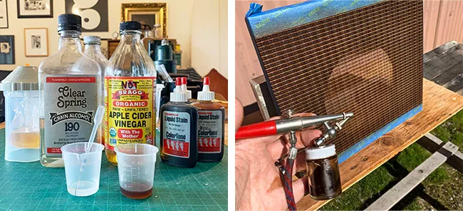 Pulverización del tela para parrilla