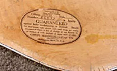 Etiqueta Gibson antigua