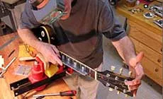 Uso de un borde recto con muescas