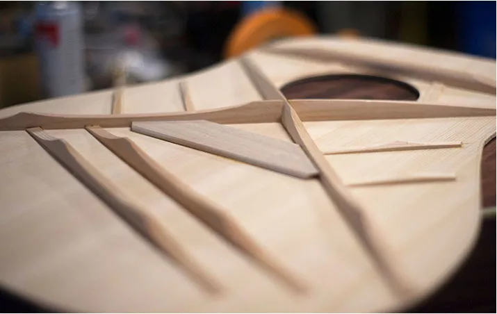 Primer plano de los soportes