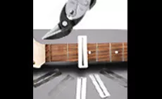 Corte del protector diapasón 