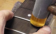 Hammering frets