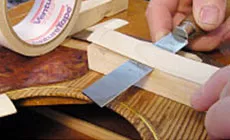 Tiras de álamo a la derecha