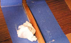 Limpieza del pegamento