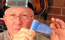 Cinta azul de baja adherencia