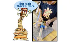 Pegado de un mástil