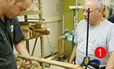 Envolver un diapasón paso uno