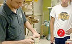 Envolver un diapasón , paso dos