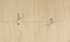 eliminar la plantilla pines