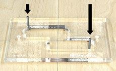position the pickup template