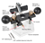 StewMac Inlay Jig Plunge Router Base parts diagram.