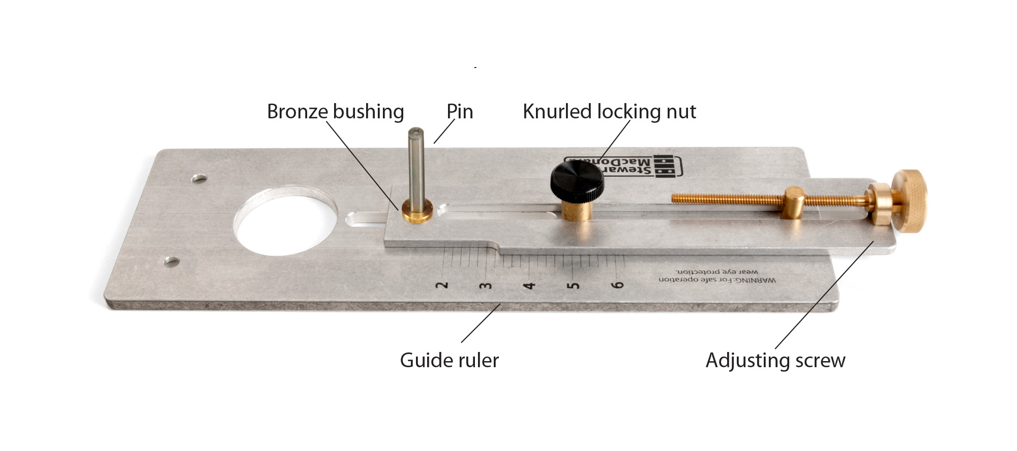 Instrucciones para la plantilla de enrutamiento Soundhole y Rosette