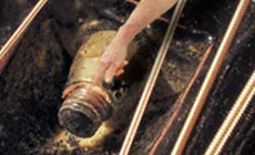 Señal de advertencia de problema de alma