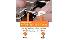 Square peg