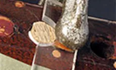 Primer plano de pegado