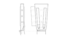 Estilo ranurado mástiles