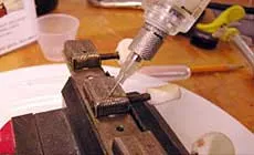 Guitarra engrasadora clavijeros