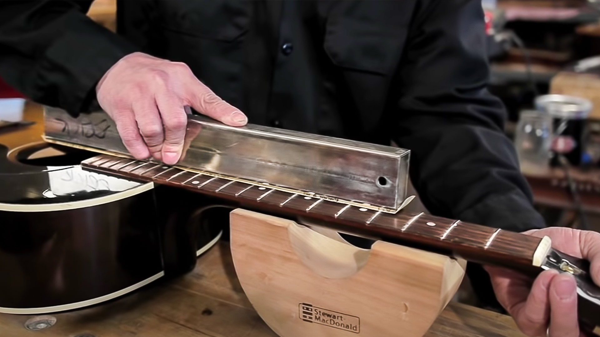 Niveladores de trastes/diapasón