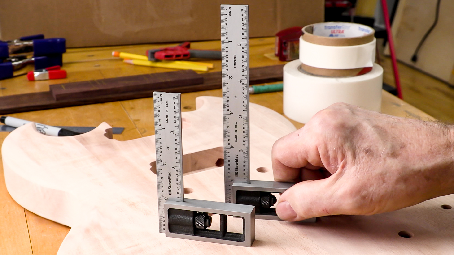 Doble cuadrado de precisión StewMac