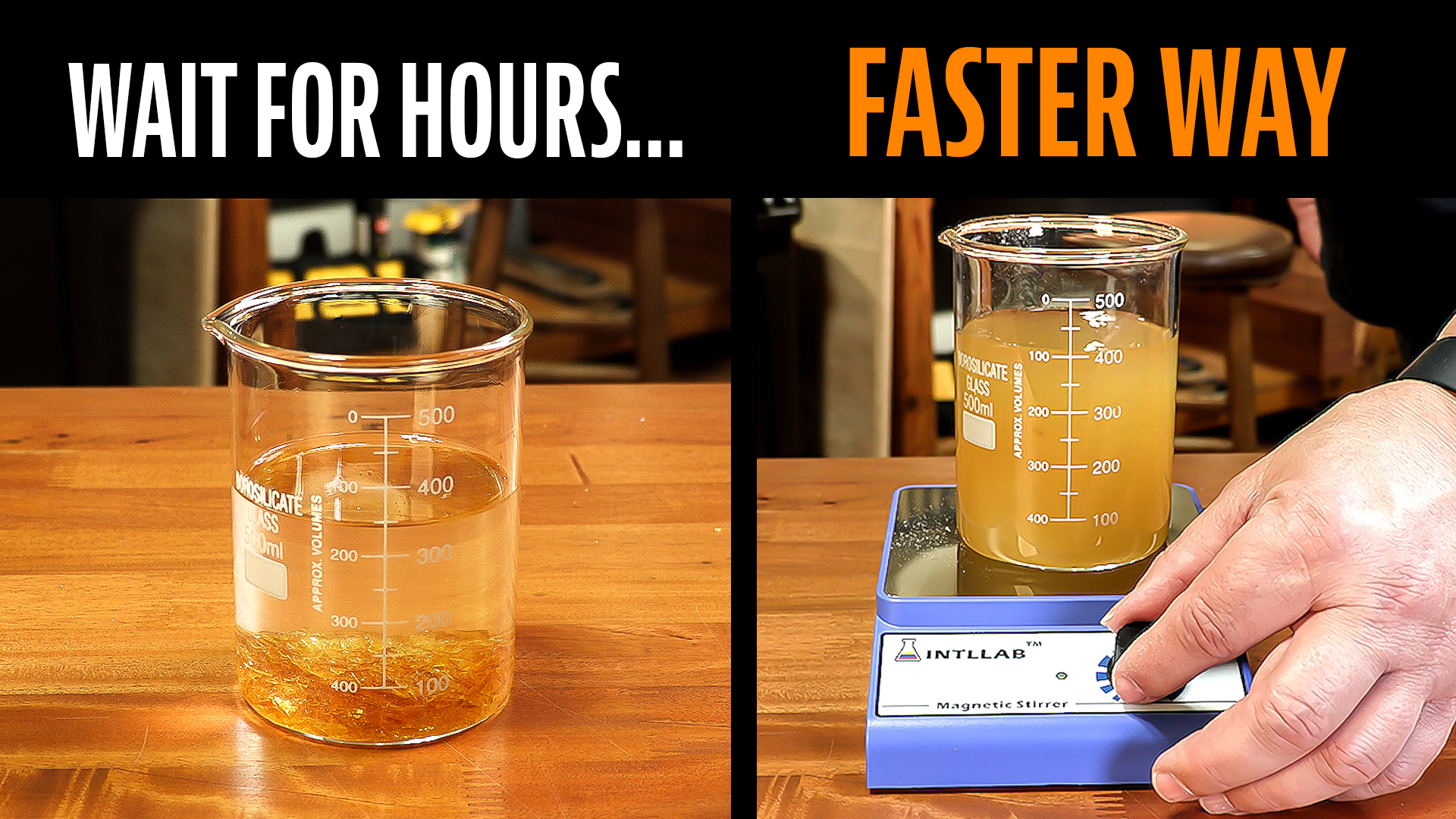 La forma más rápida y fácil de mezclar goma laca fresca