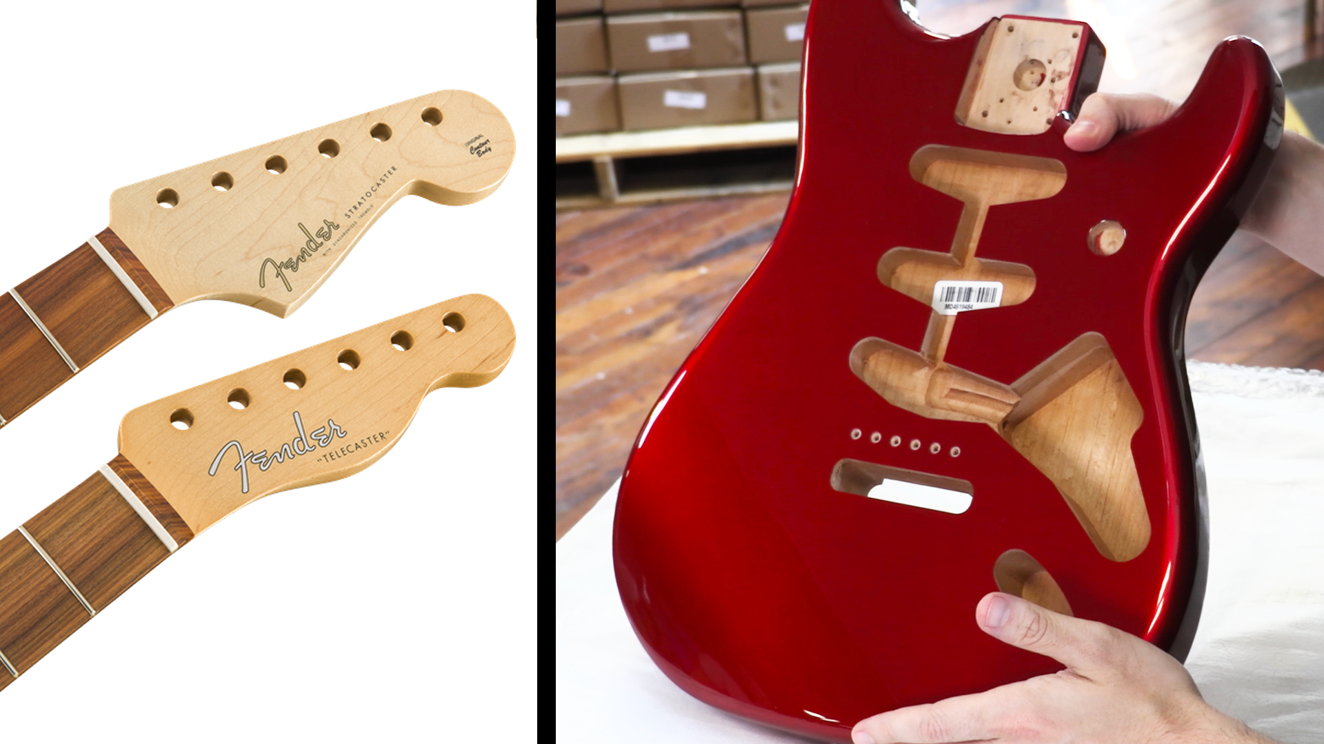 Cuerpos y cuellos de guardabarros auténticos