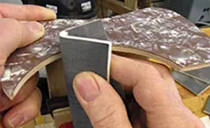 Lijado del protector de recogida