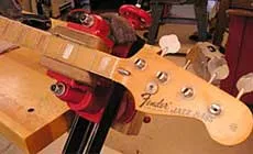 Torno de banco con bajo de jazz