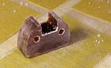 Lijado de la pieza celuloidal