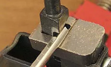 Primer plano de Fret Tang Nipper