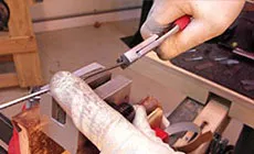 Uso de alicates Fret Fitter